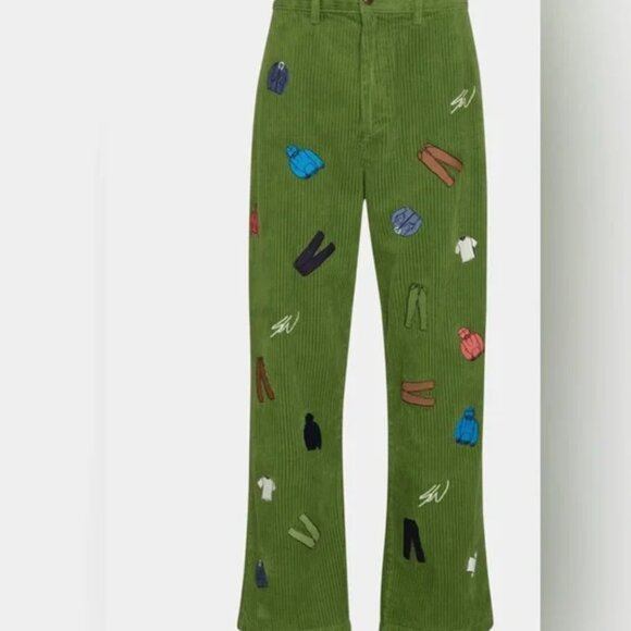 Gap Re-Issue × Sean Wotherspoon Embroidered Corduroy Relaxed Pants - Picture 3 of 3